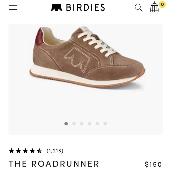 Birdies The Roadrunner Chia Spice Suede Lace-Up Sneakers Women’s Shoes Size 8.5 - Picture 4 of 5